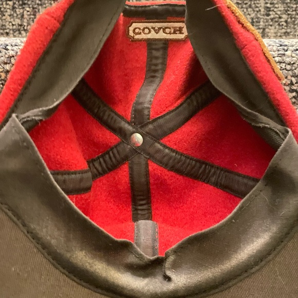 Coach leather brimmed and wool baseball hat - Picture 2 of 5